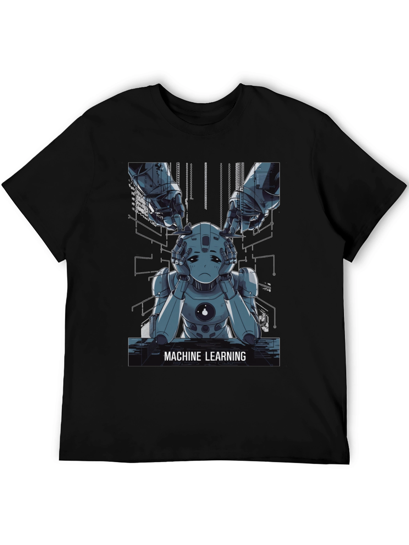 Machine Learning Robot Graphic Tee