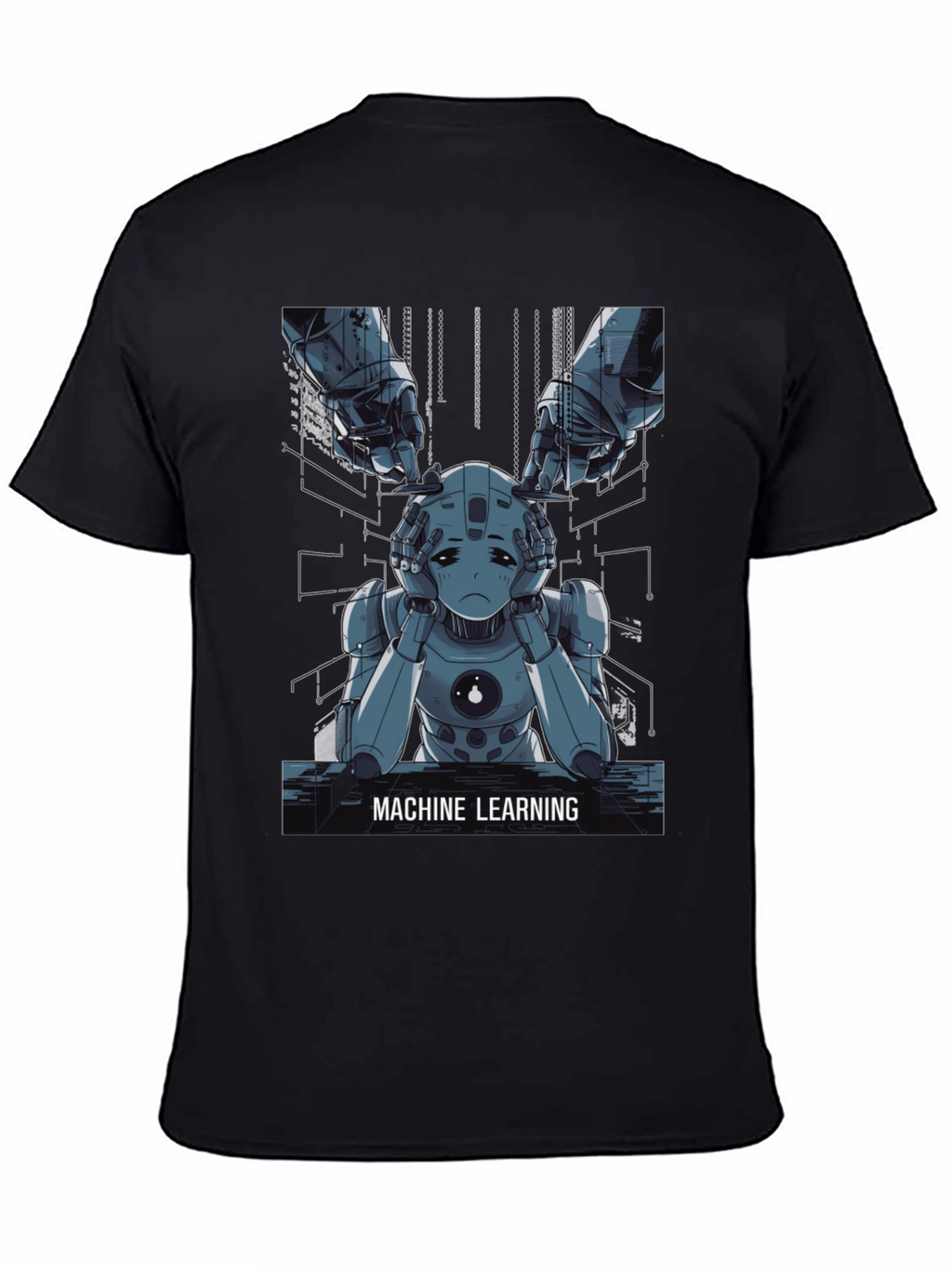 Machine Learning Robot Graphic Tee