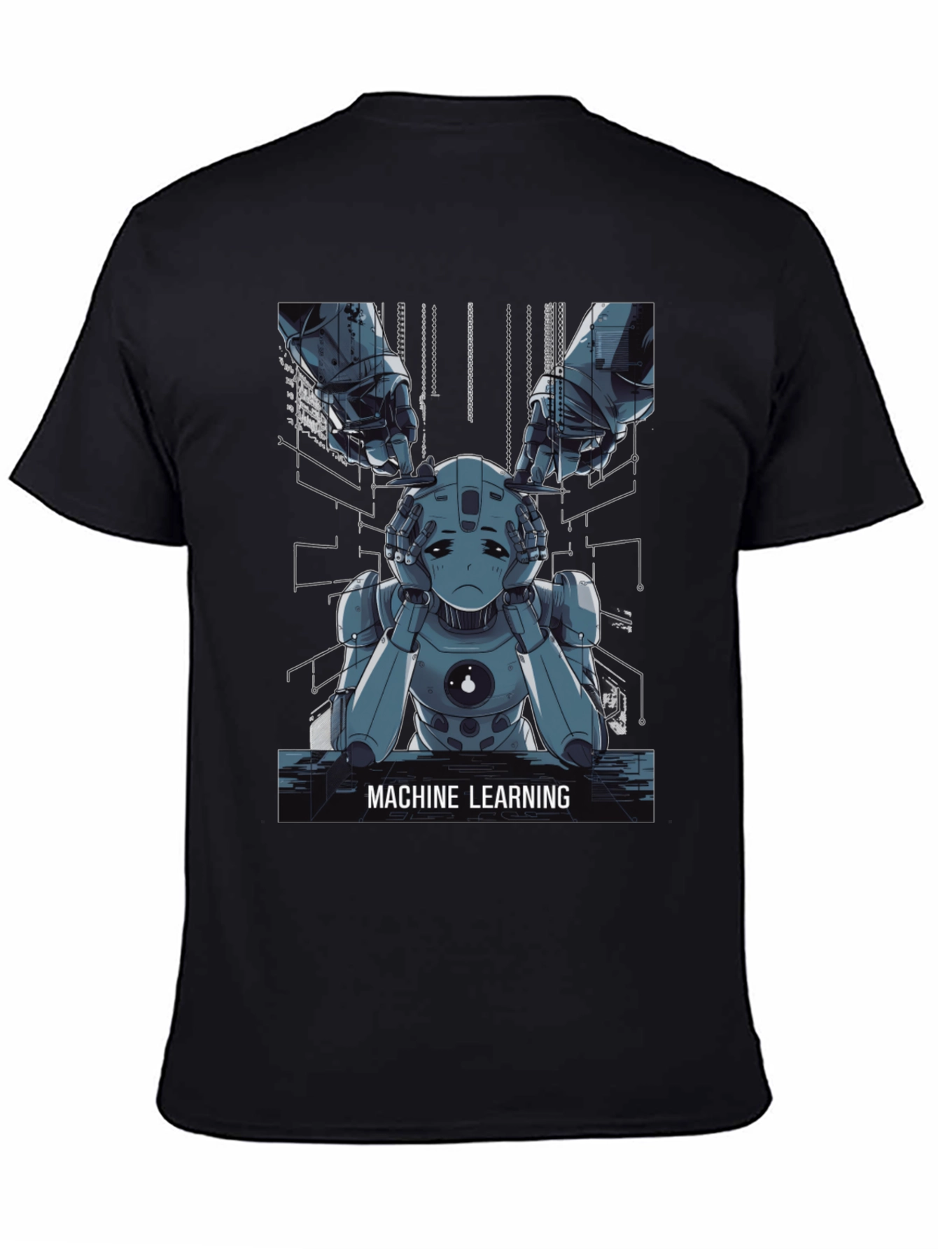 Machine Learning Robot Graphic Tee