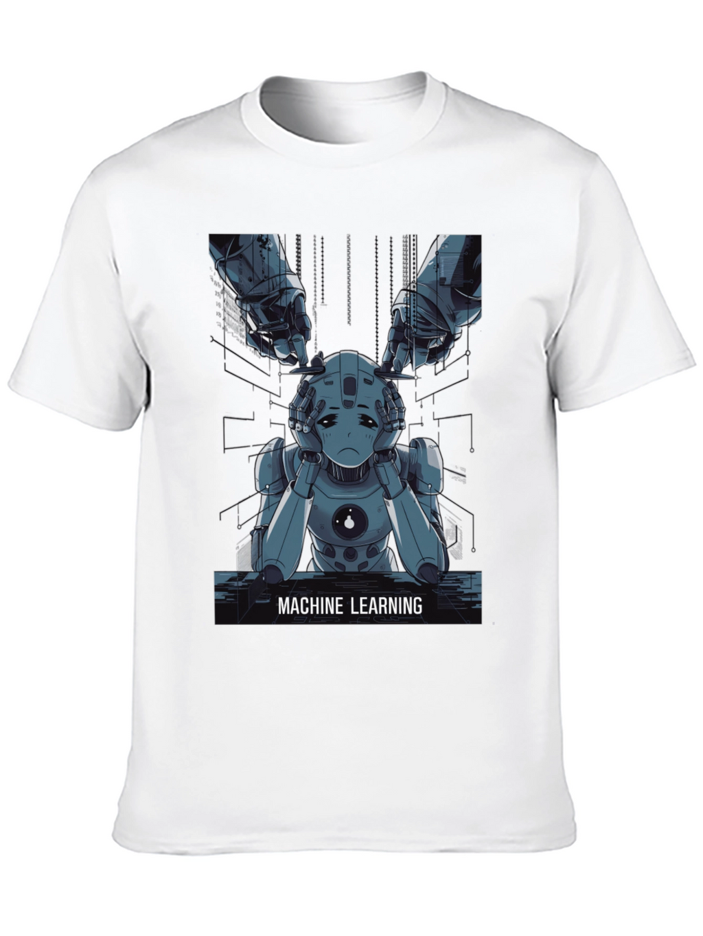 Machine Learning Robot Graphic Tee