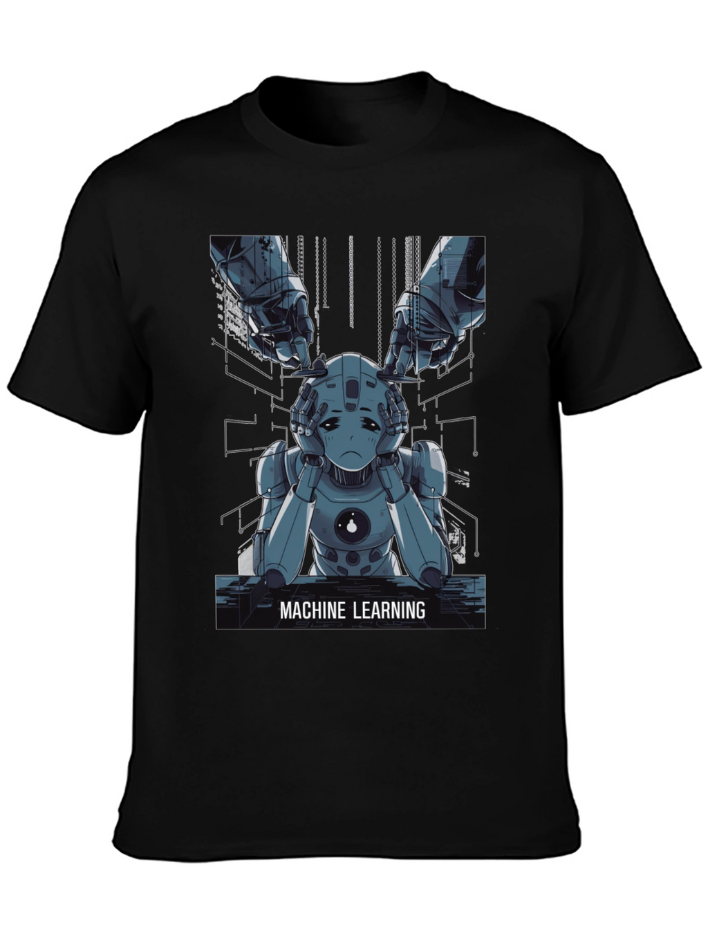 Machine Learning Robot Graphic Tee