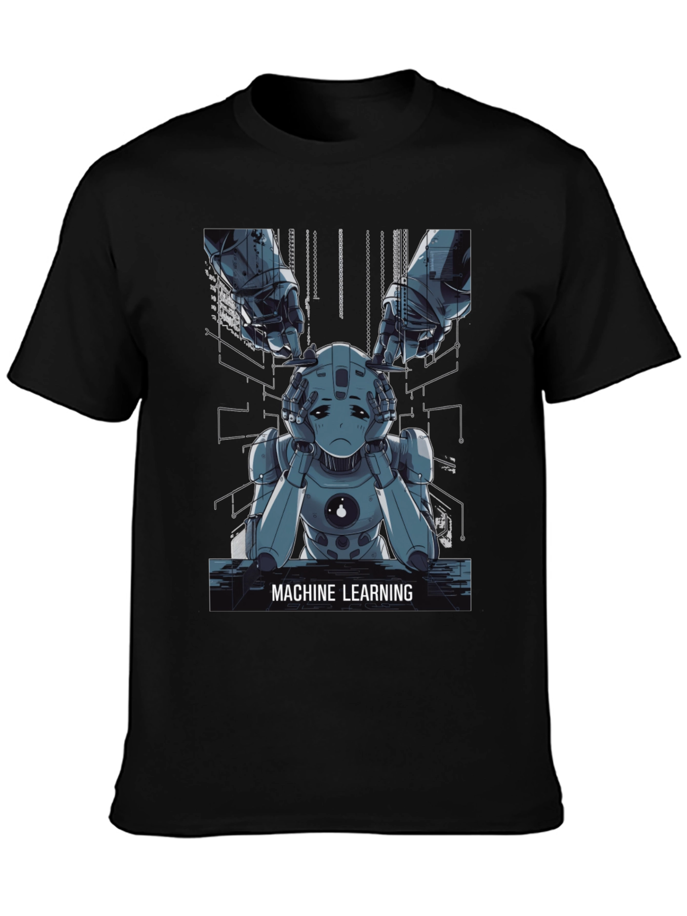 Machine Learning Robot Graphic Tee