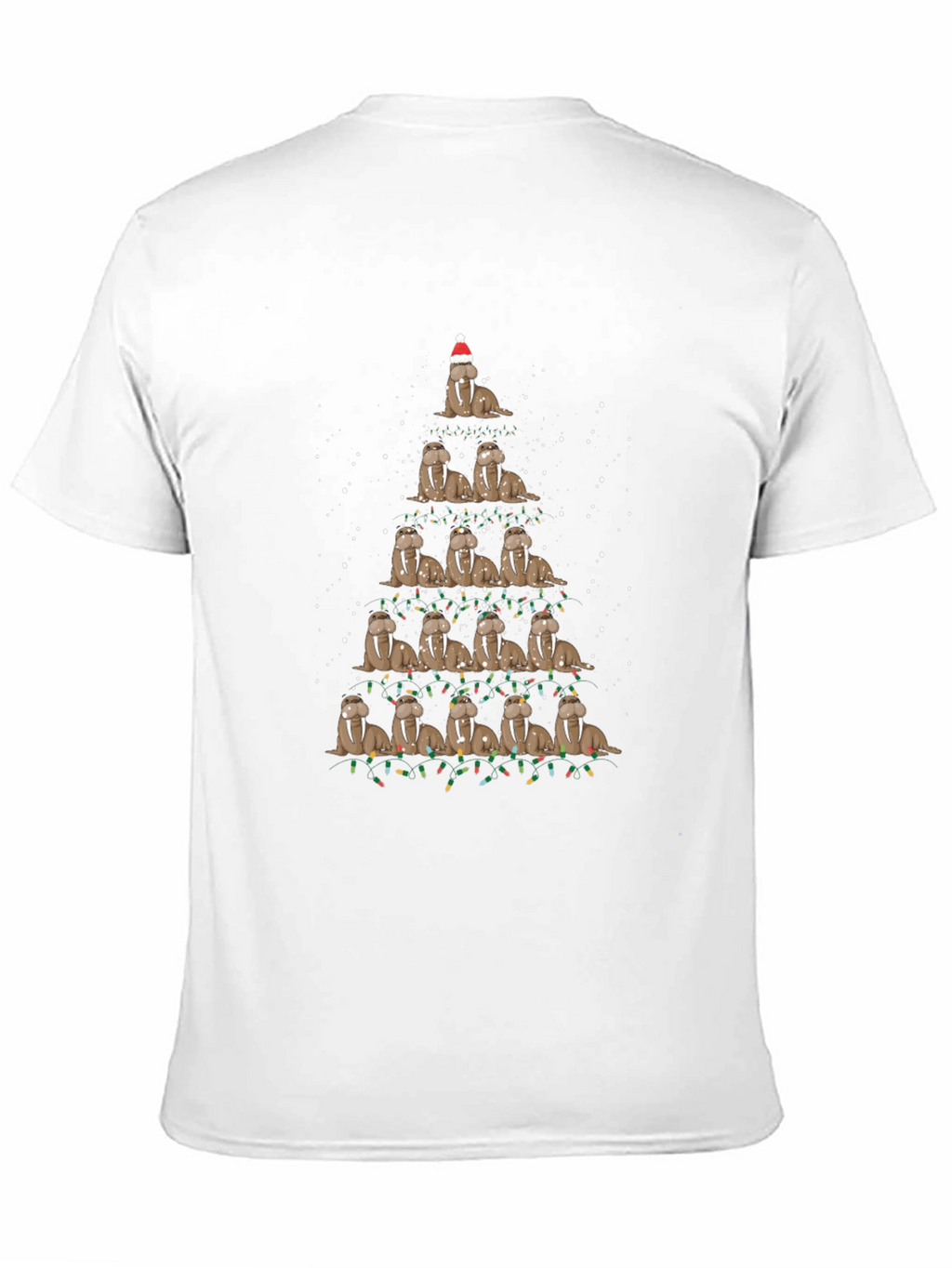 Walrus Christmas Tree T-Shirt