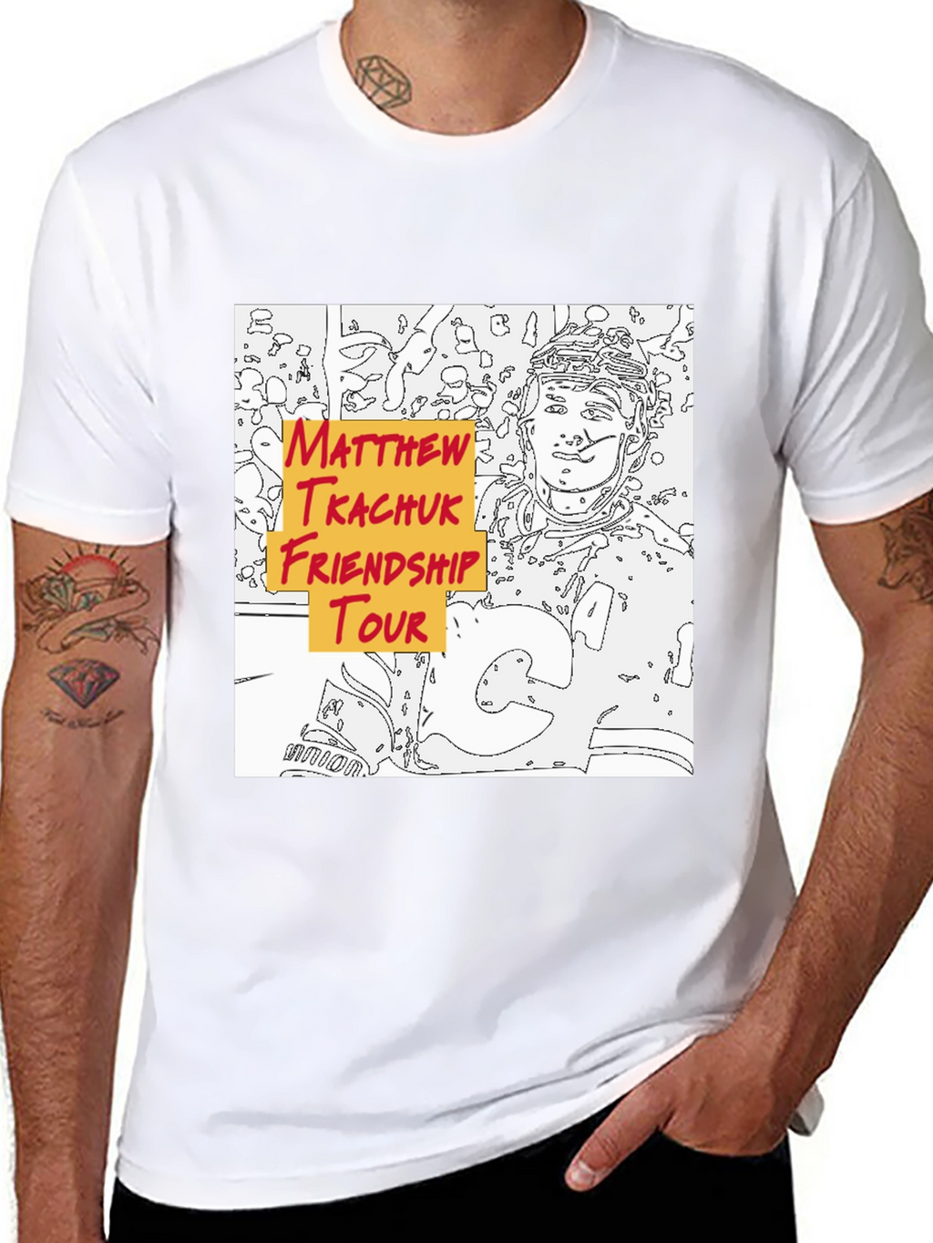 Matthew Tkachuk Friendship Tour T-Shirt