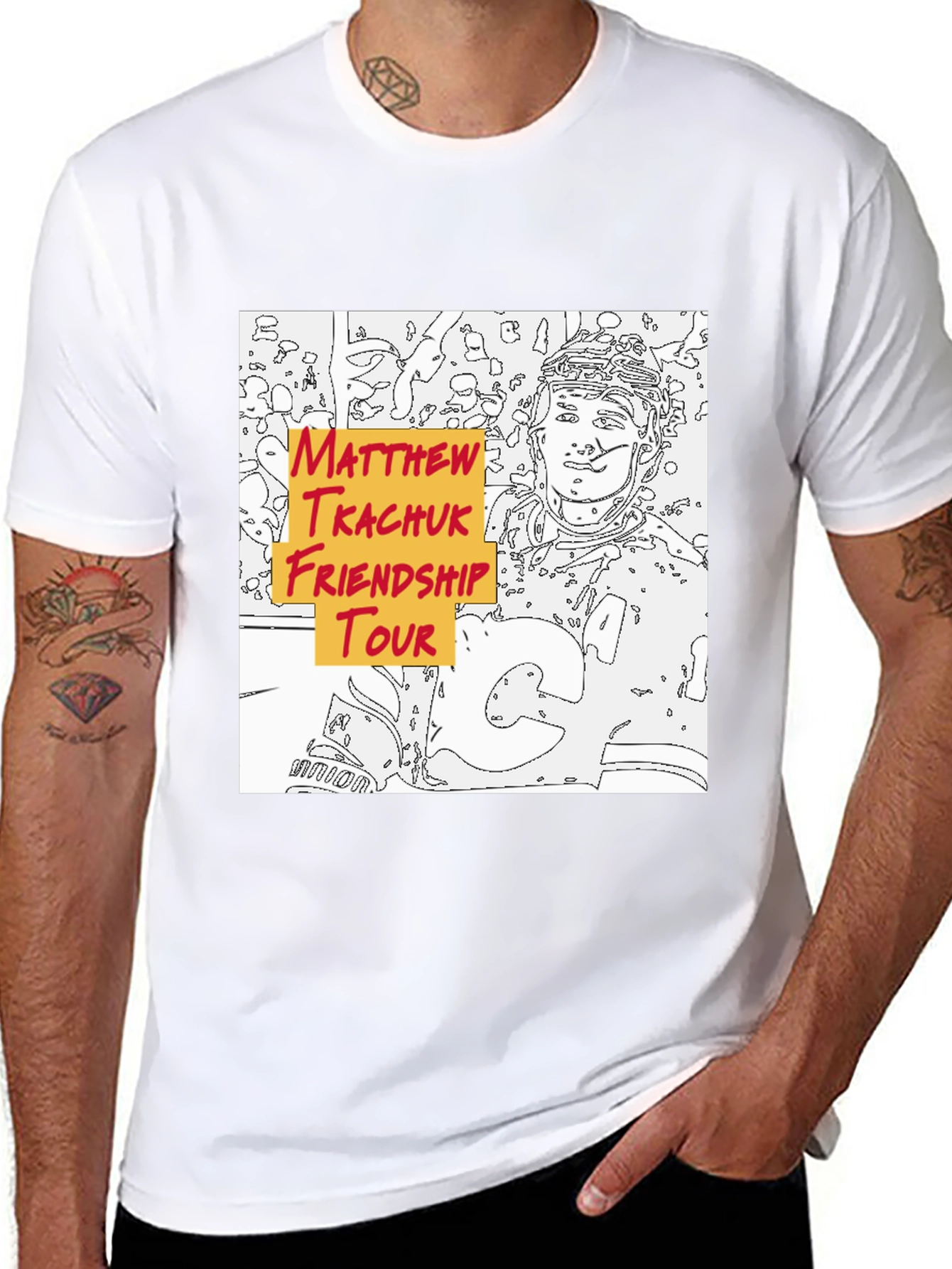 Matthew Tkachuk Friendship Tour T-Shirt