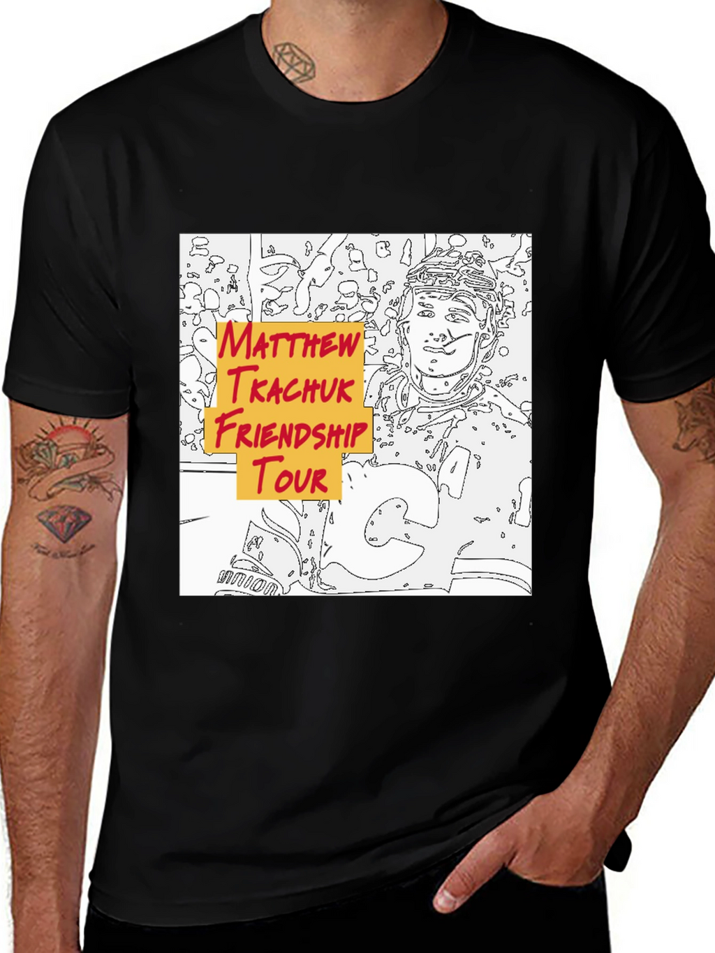 Matthew Tkachuk Friendship Tour T-Shirt