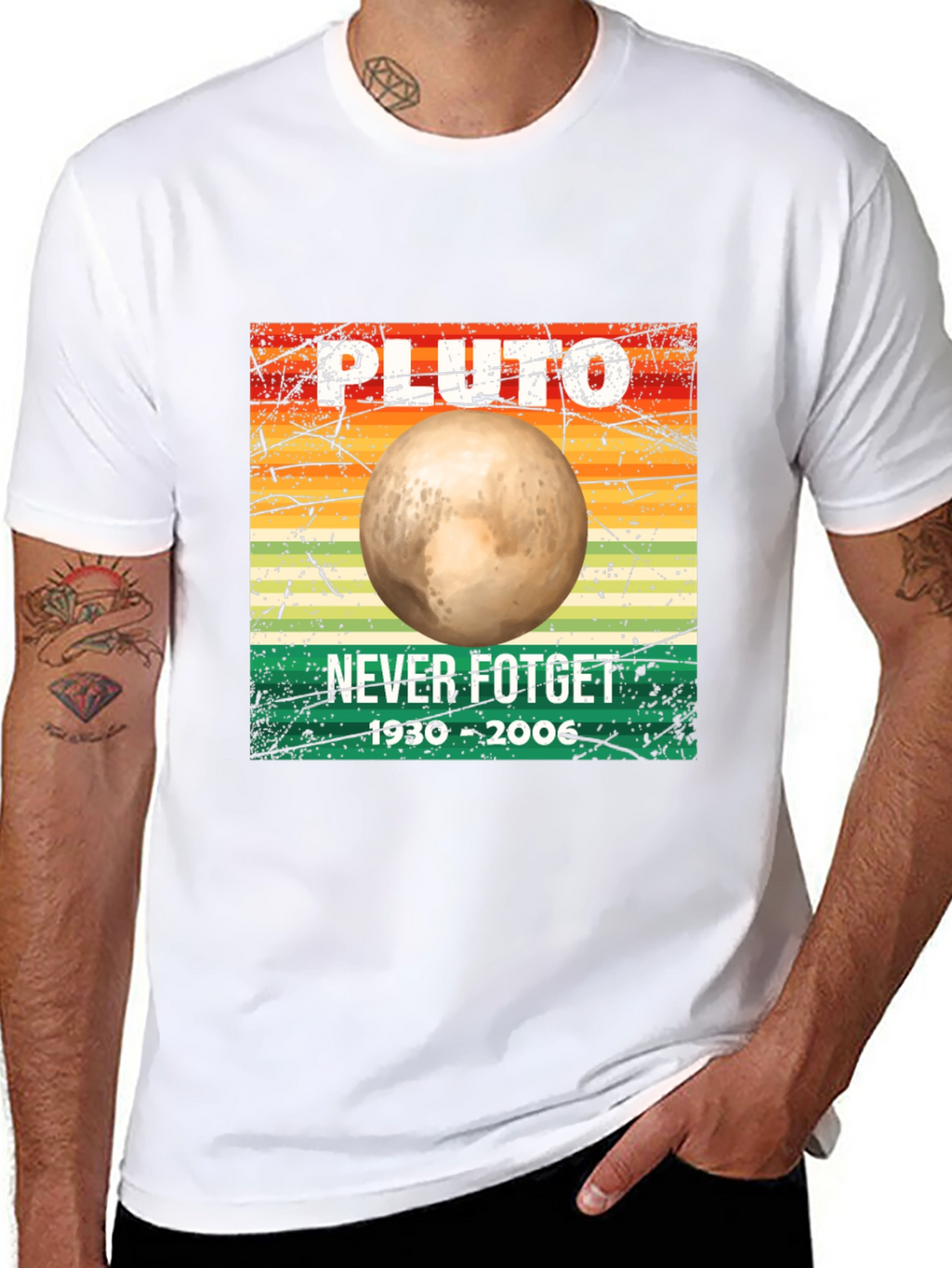 Pluto Never Forget T-Shirt