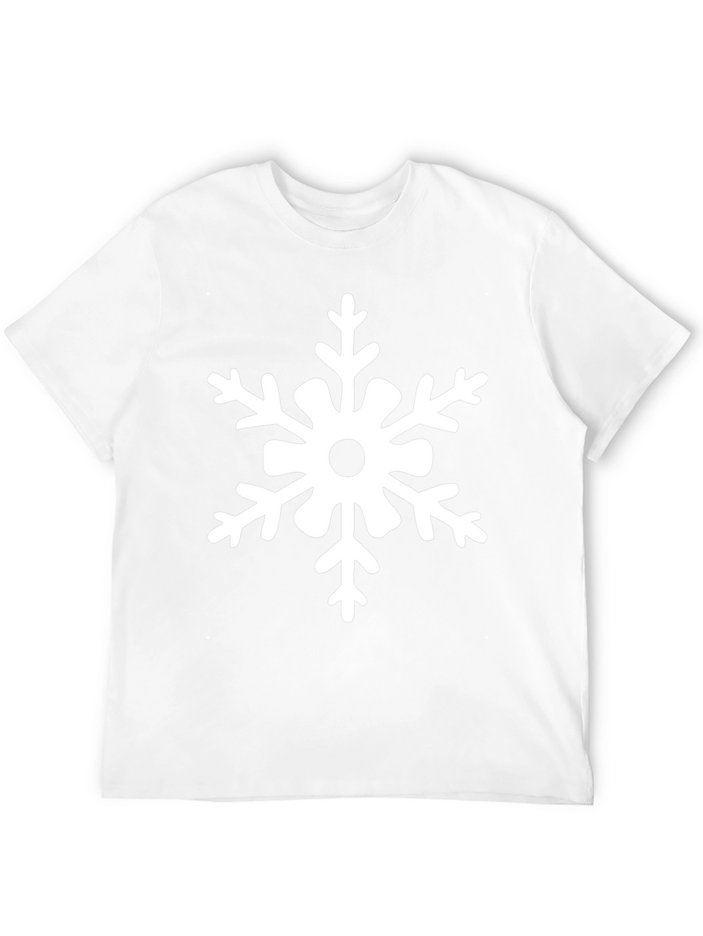 Snowflake Graphic Tee - Black Holiday Shirt