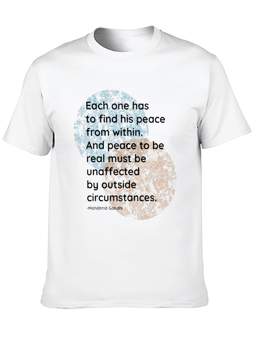 Yin Yang Peace Quote T-Shirt