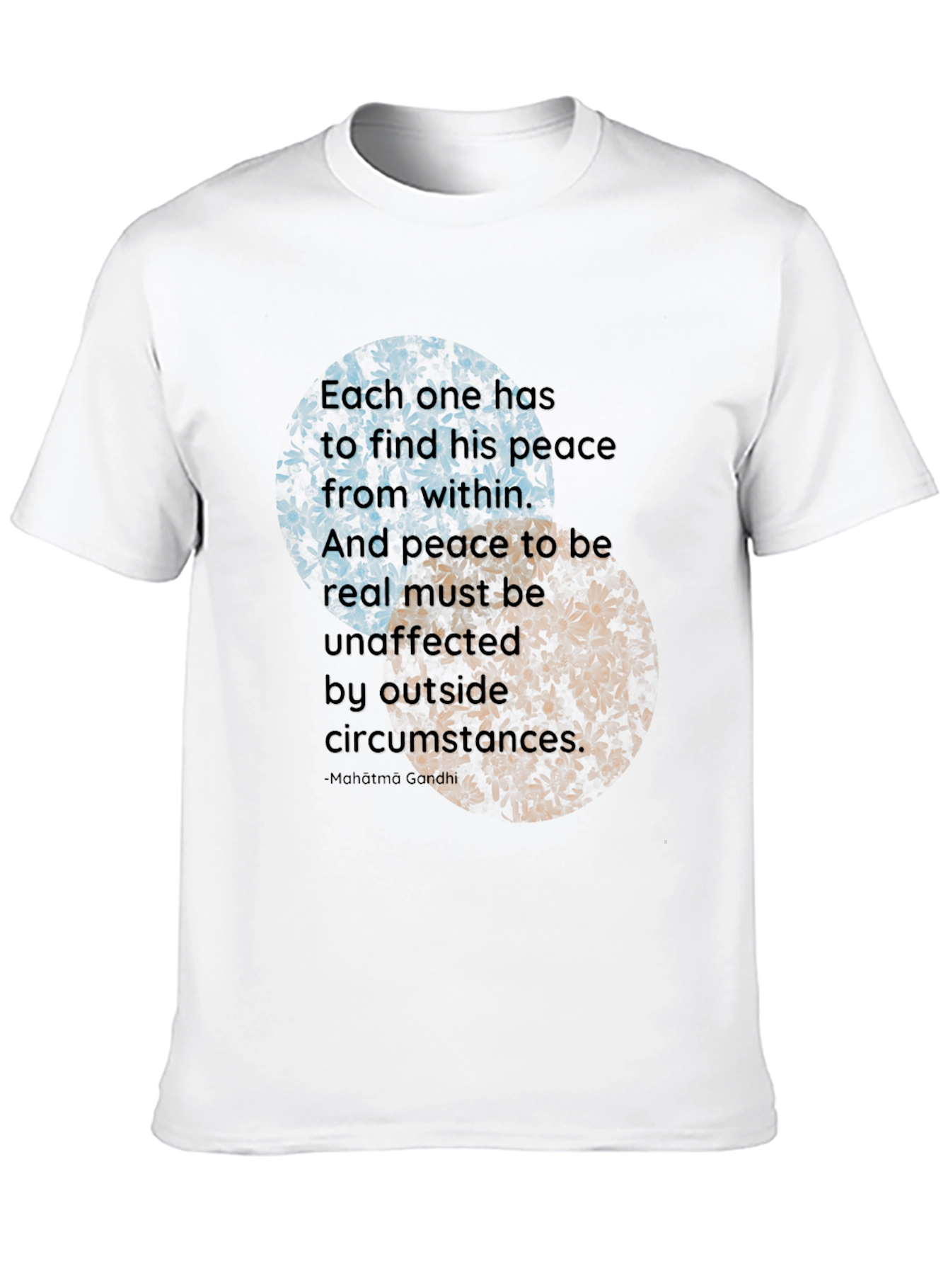 Yin Yang Peace Quote T-Shirt