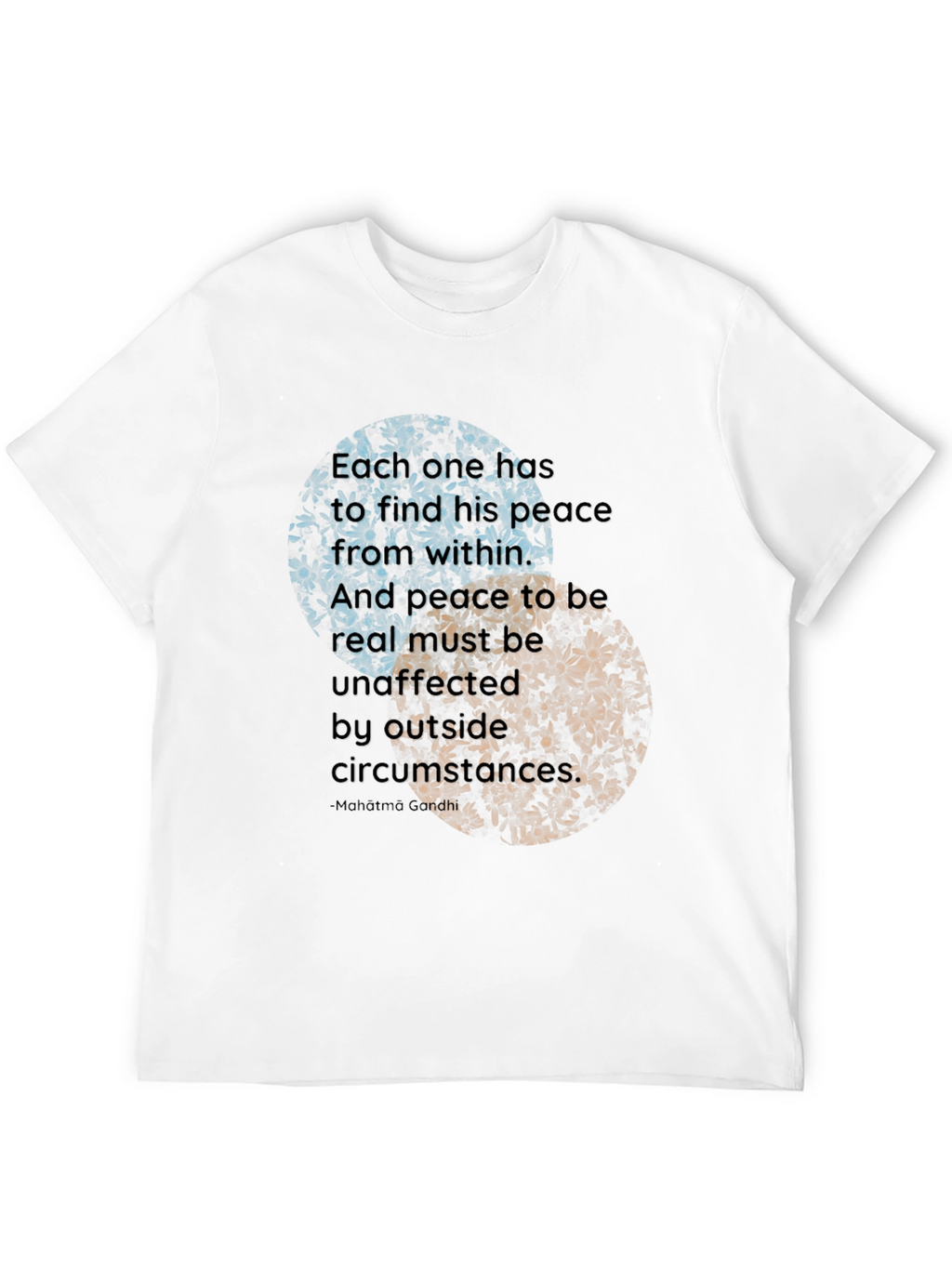 Yin Yang Peace Quote T-Shirt