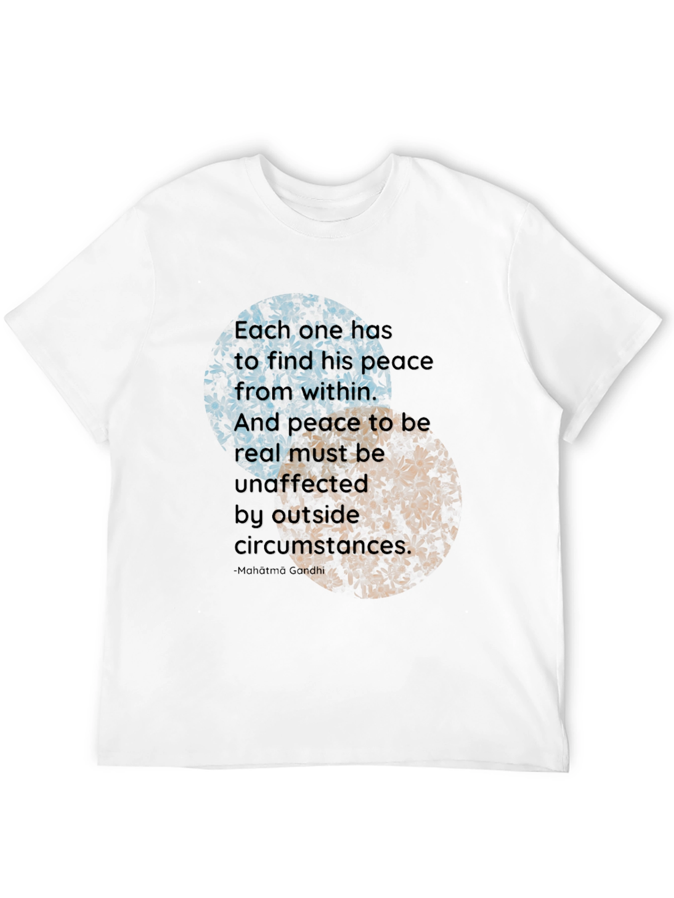Yin Yang Peace Quote T-Shirt