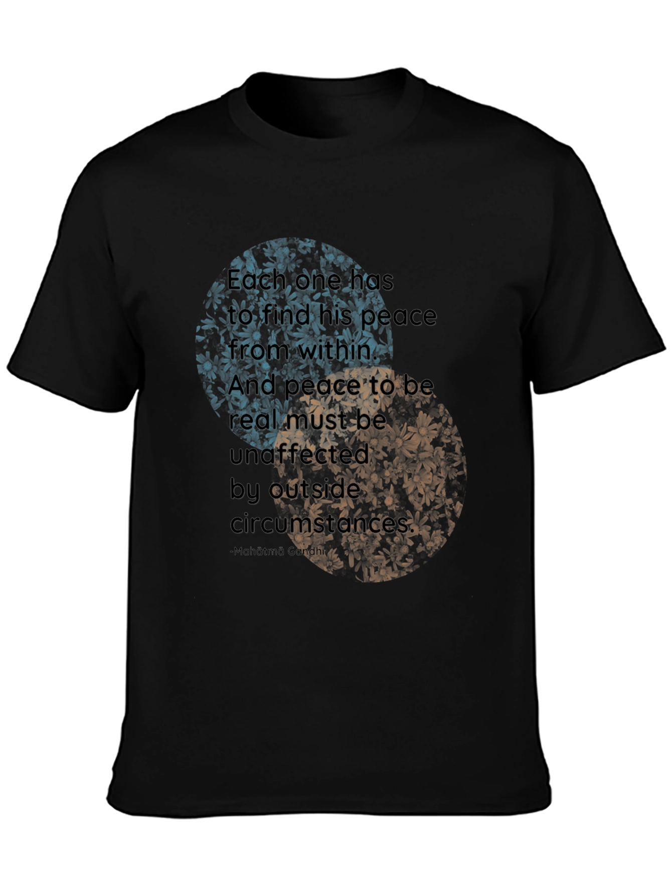 Yin Yang Peace Quote T-Shirt