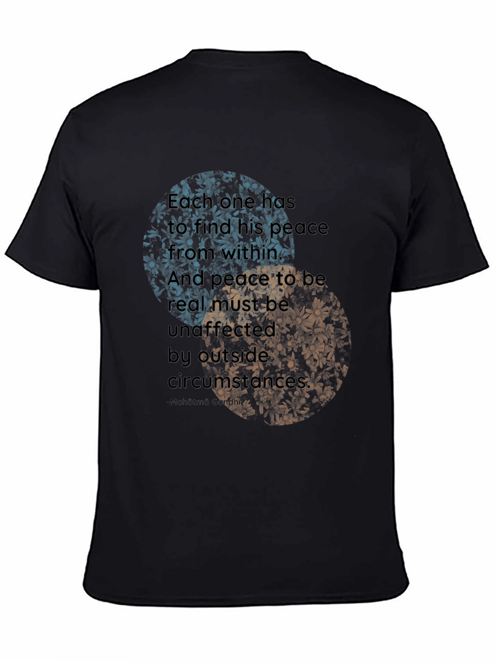 Yin Yang Peace Quote T-Shirt