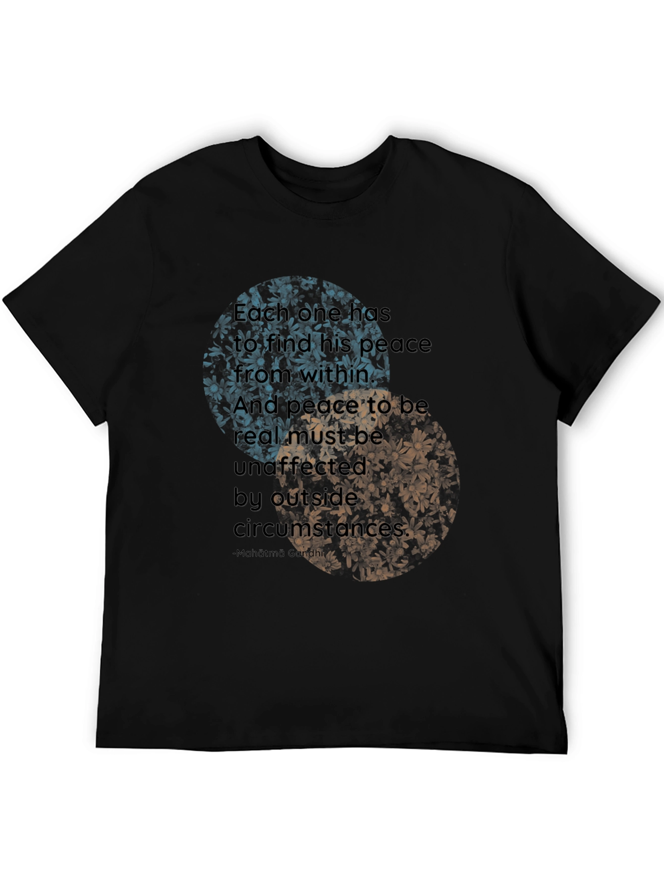 Yin Yang Peace Quote T-Shirt