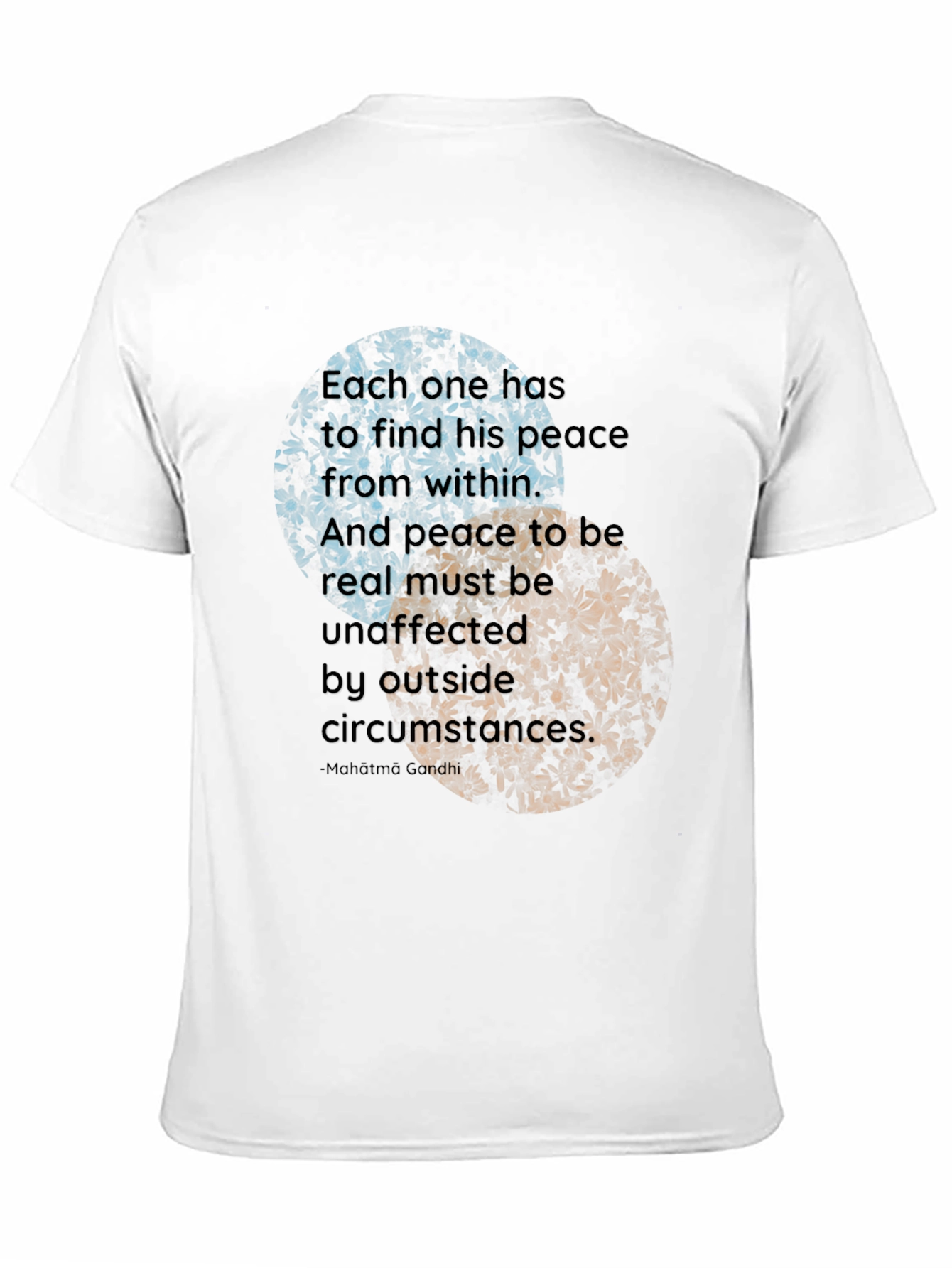 Yin Yang Peace Quote T-Shirt