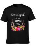 Beautiful Since June 1982 Graphic Tee