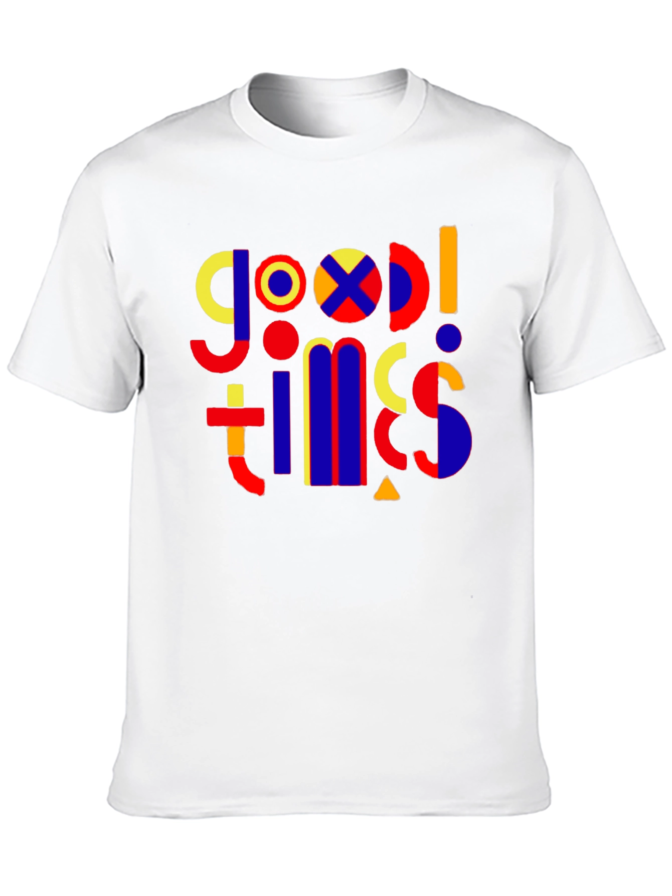 Good Times Graphic Print Black T-Shirt