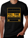 Basketball Coach Husband Graphic Tee