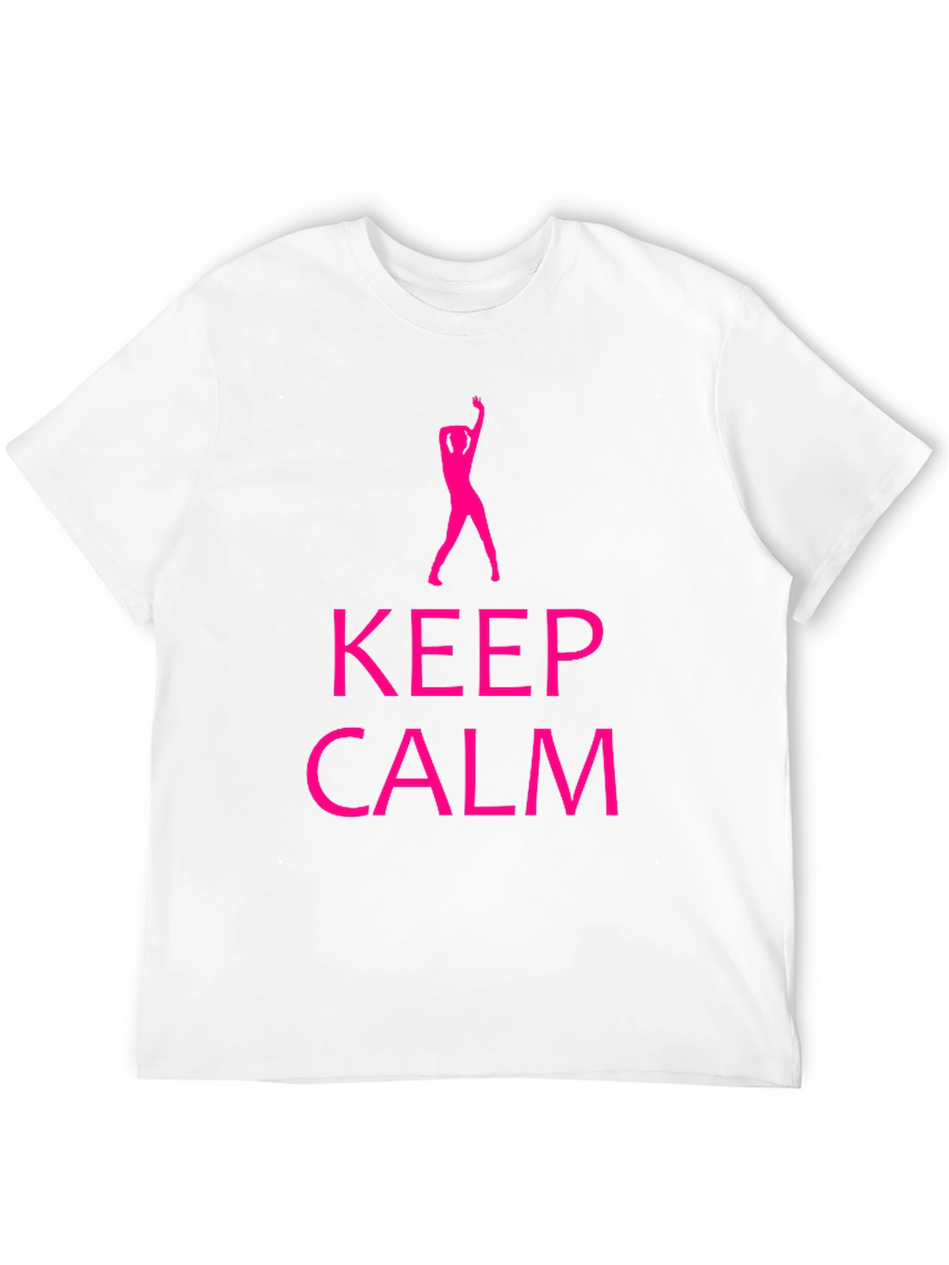Keep Calm Dance Silhouette Black T-Shirt