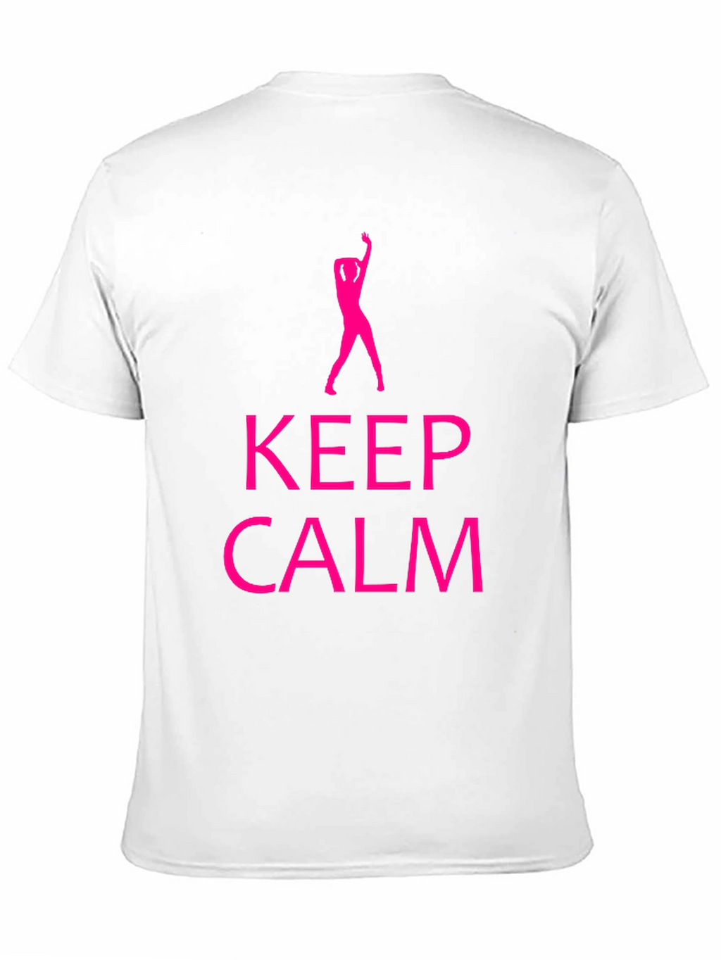 Keep Calm Dance Silhouette Black T-Shirt