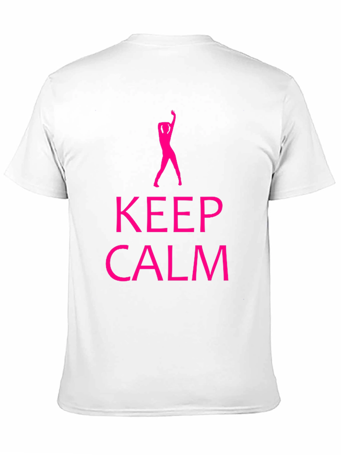 Keep Calm Dance Silhouette Black T-Shirt