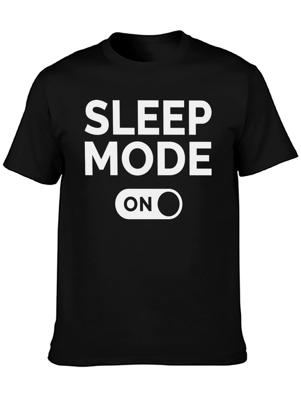 Sleep Mode On Graphic Tee - Black T-Shirt