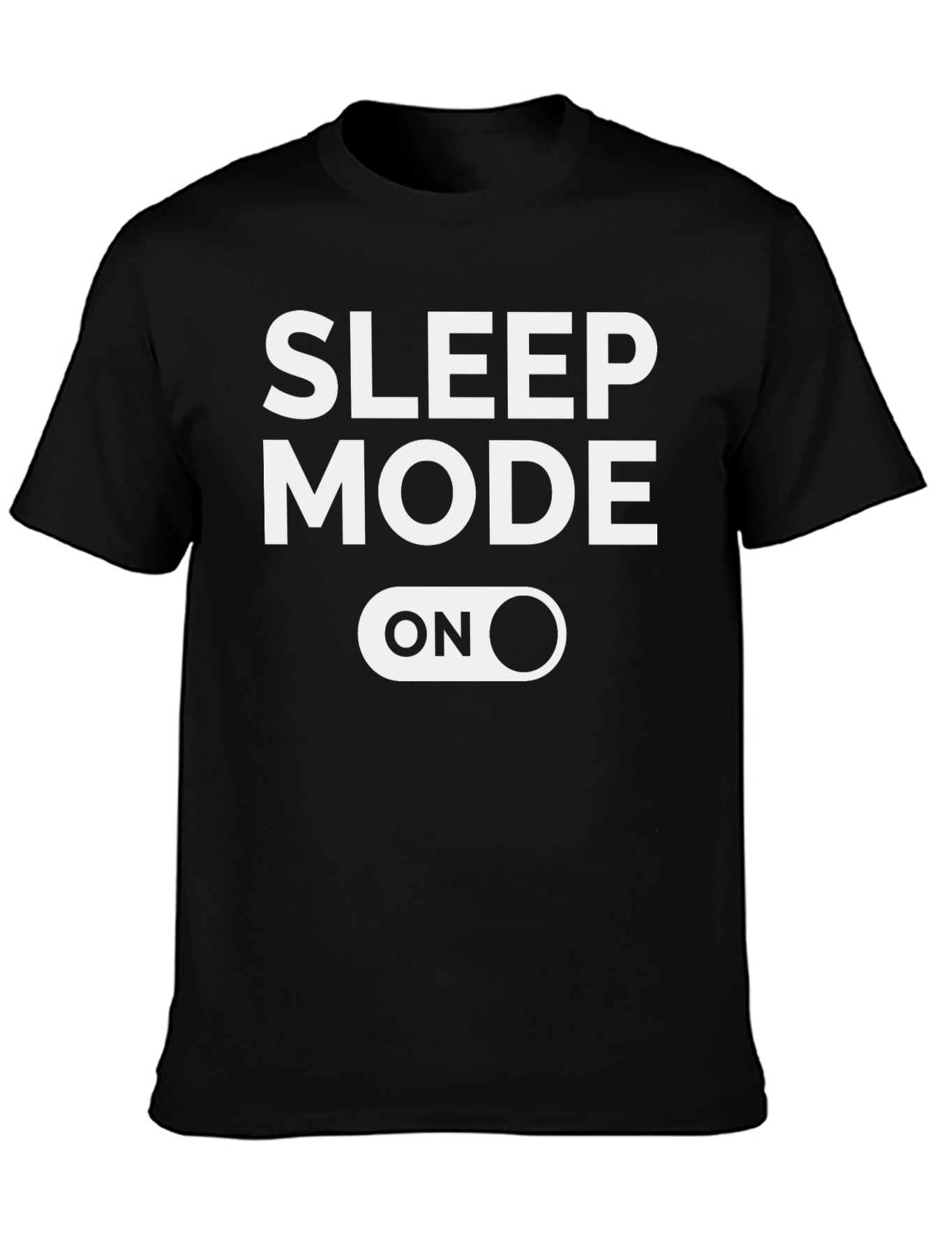 Sleep Mode On Graphic Tee - Black T-Shirt
