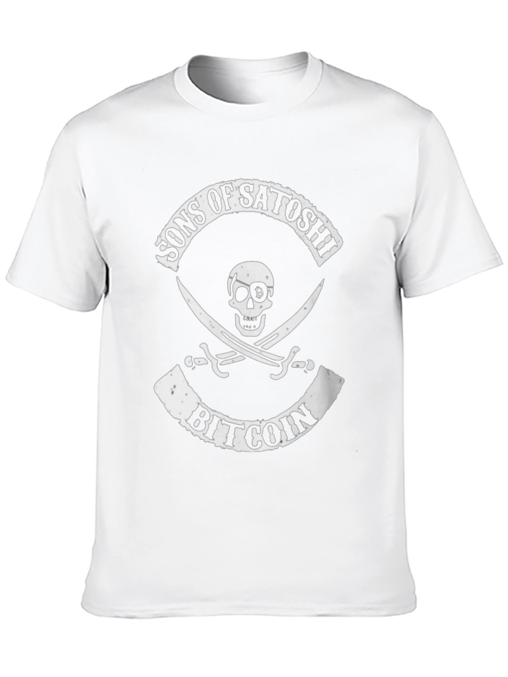 Sons of Satoshi Bitcoin T-Shirt - Pirate Skull