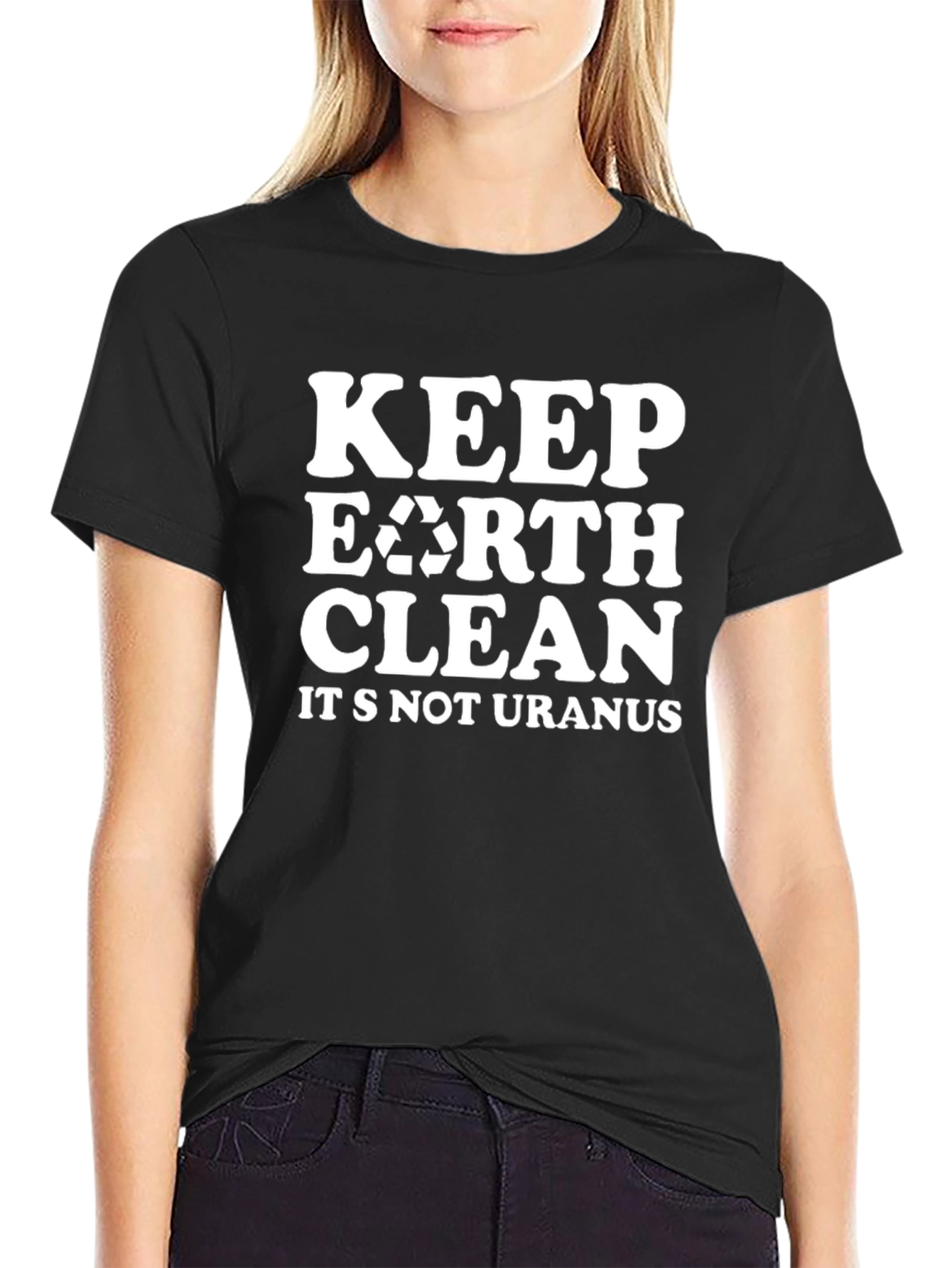 Keep Earth Clean T-Shirt - Eco-Friendly Slogan Tee