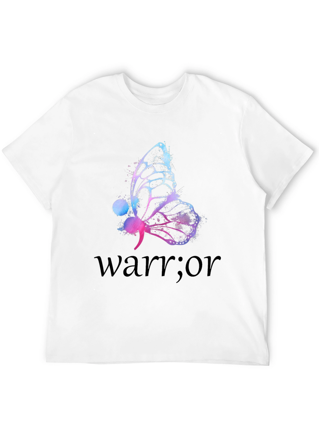 Butterfly Warrior T-Shirt - Support Mental Health
