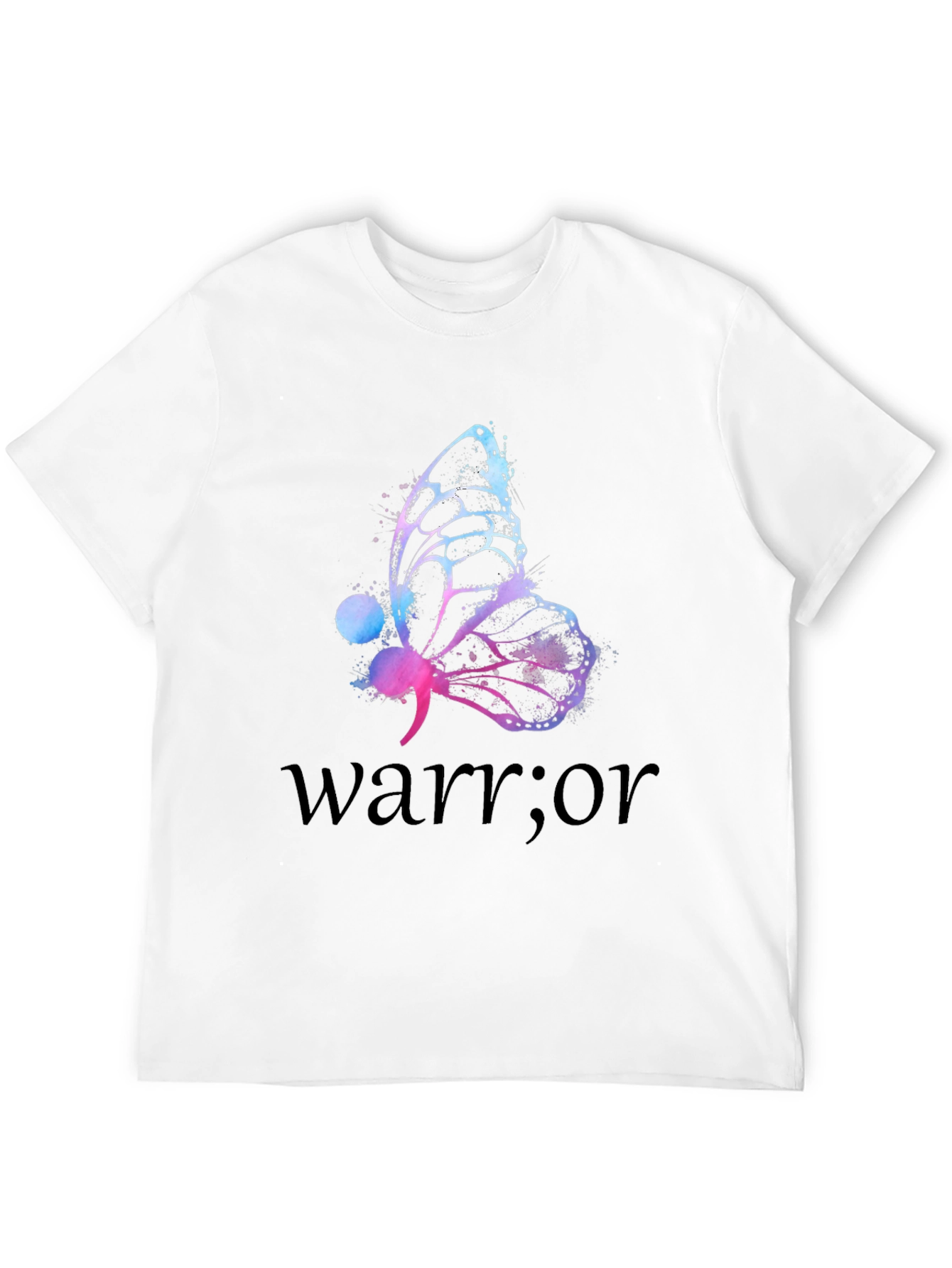 Butterfly Warrior T-Shirt - Support Mental Health