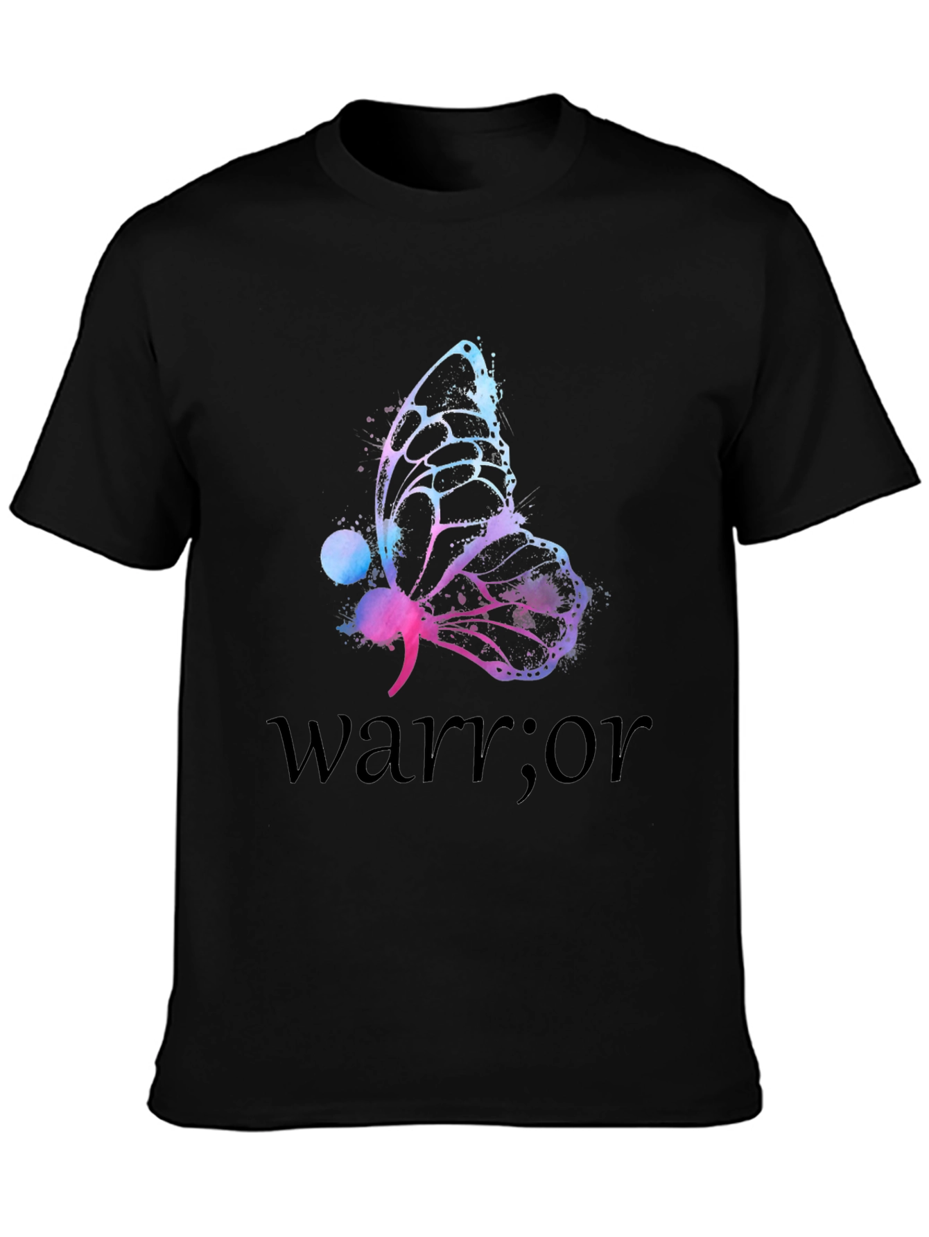 Butterfly Warrior T-Shirt - Support Mental Health