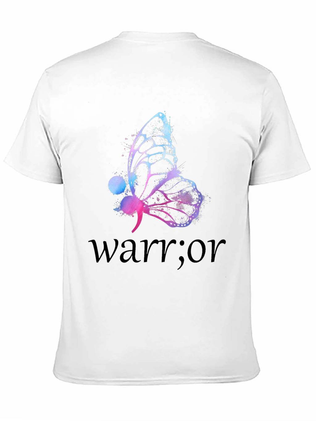 Butterfly Warrior T-Shirt - Support Mental Health