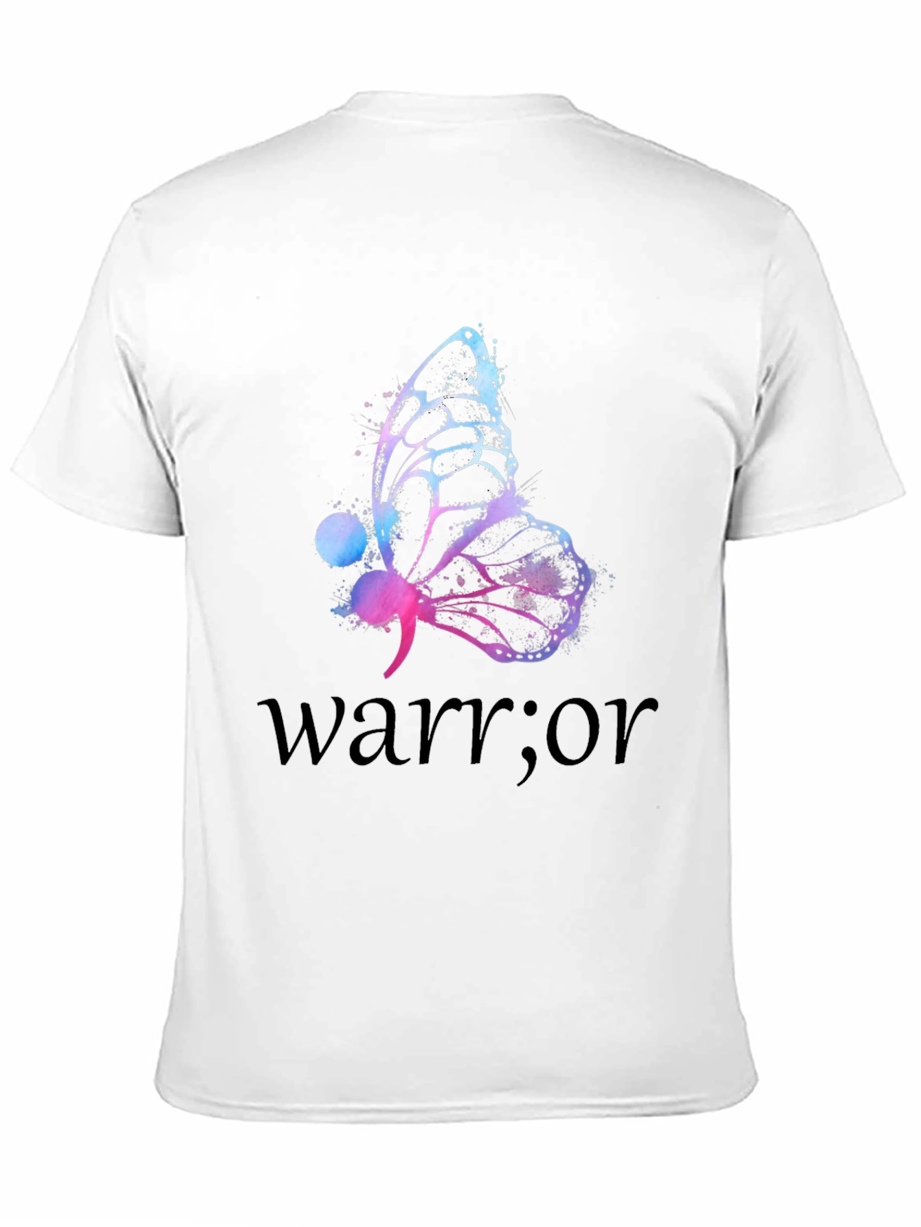 Butterfly Warrior T-Shirt - Support Mental Health