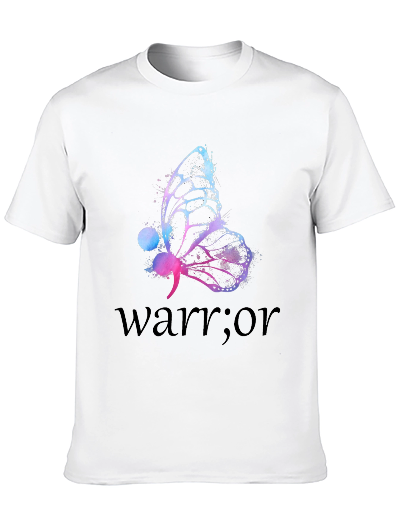 Butterfly Warrior T-Shirt - Support Mental Health