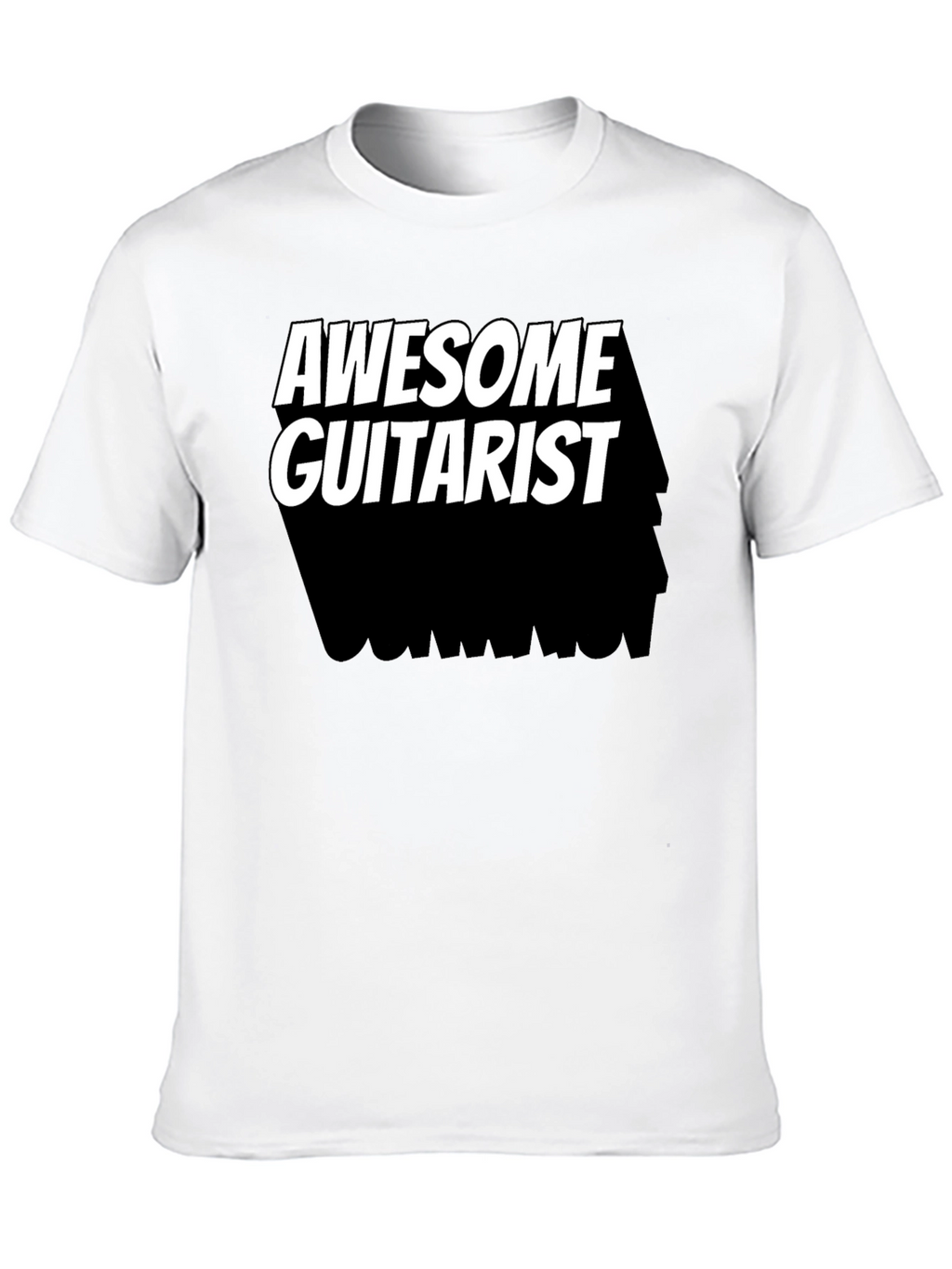 Awesome Guitarist Black T-Shirt