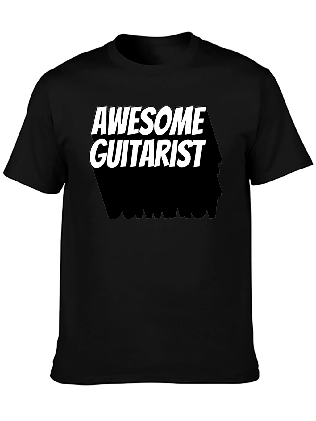 Awesome Guitarist Black T-Shirt
