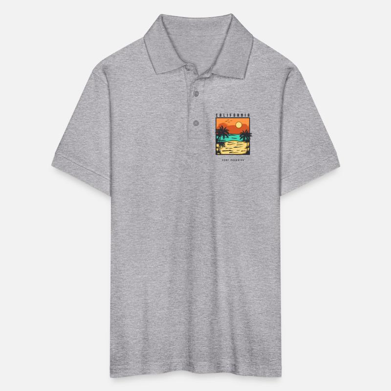 California Sunset Beach Scene