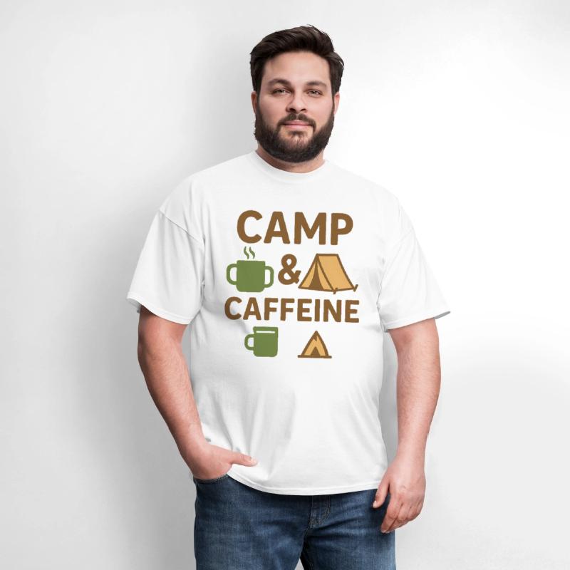 Camp & Caffeine – Funny Coffee & Campfire morning
