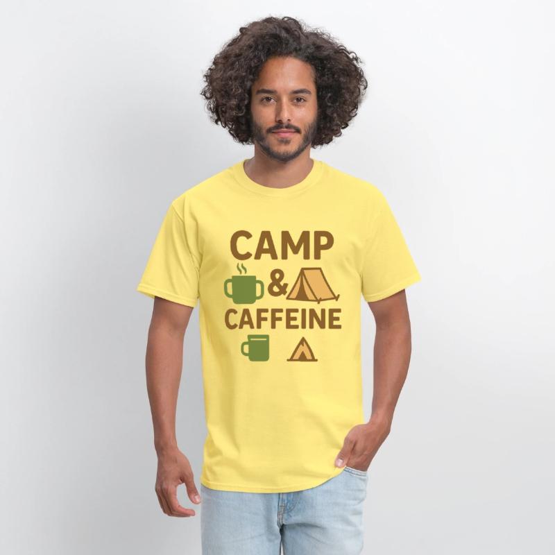 Camp & Caffeine – Funny Coffee & Campfire morning