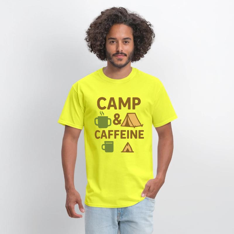 Camp & Caffeine – Funny Coffee & Campfire morning
