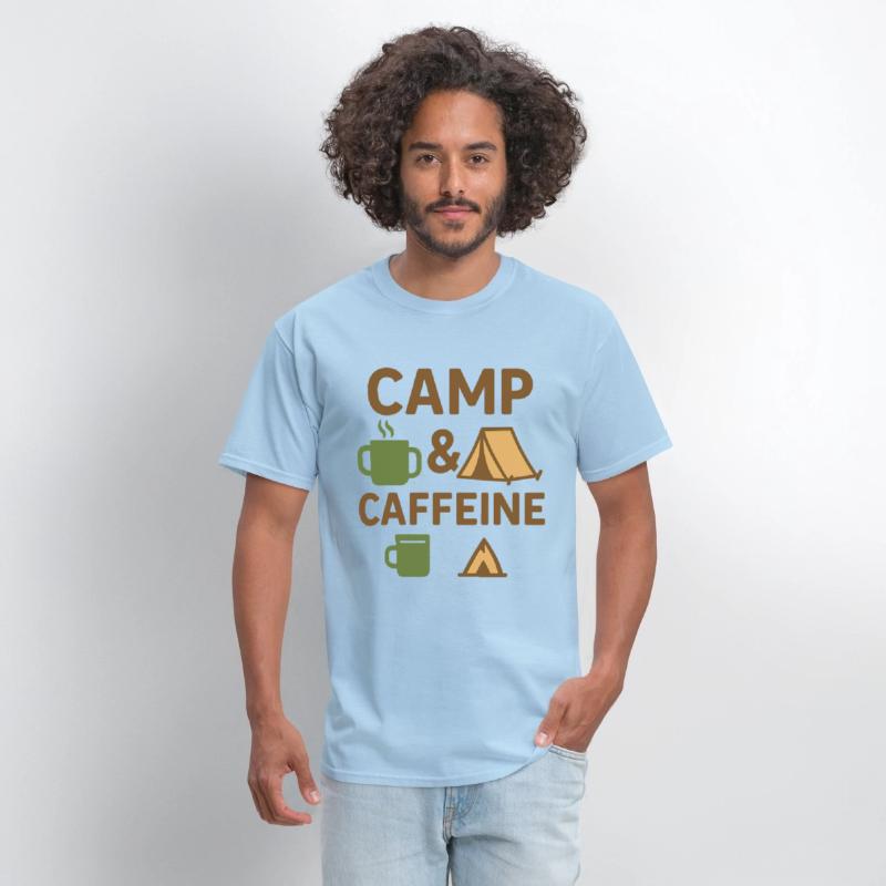 Camp & Caffeine – Funny Coffee & Campfire morning