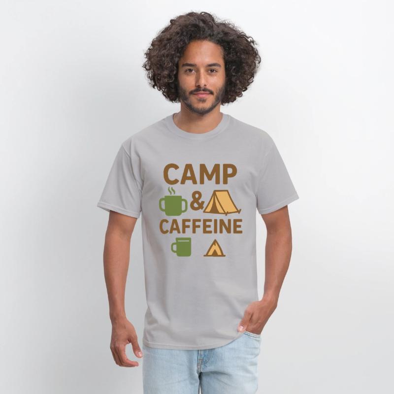 Camp & Caffeine – Funny Coffee & Campfire morning