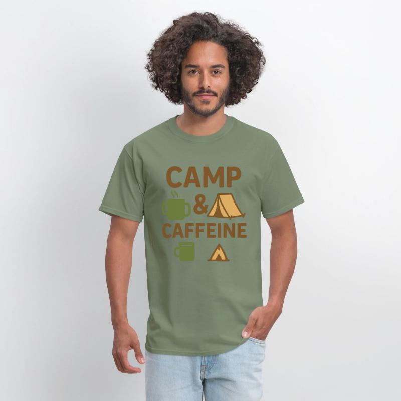 Camp & Caffeine – Funny Coffee & Campfire morning