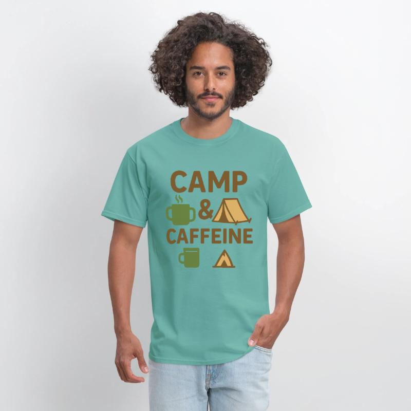 Camp & Caffeine – Funny Coffee & Campfire morning