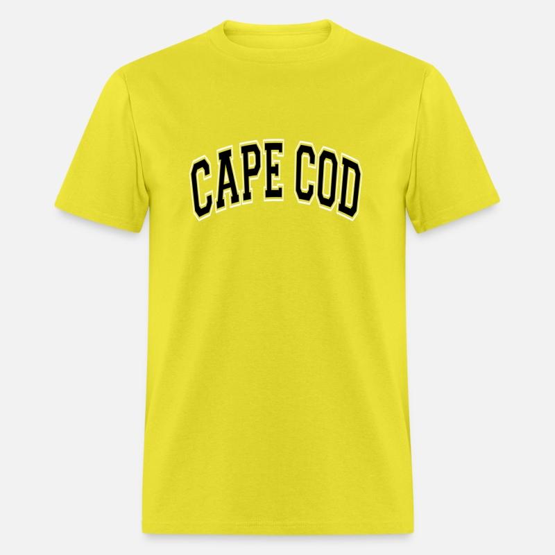 Cape Cod Massachusetts Varsity Style Black Text