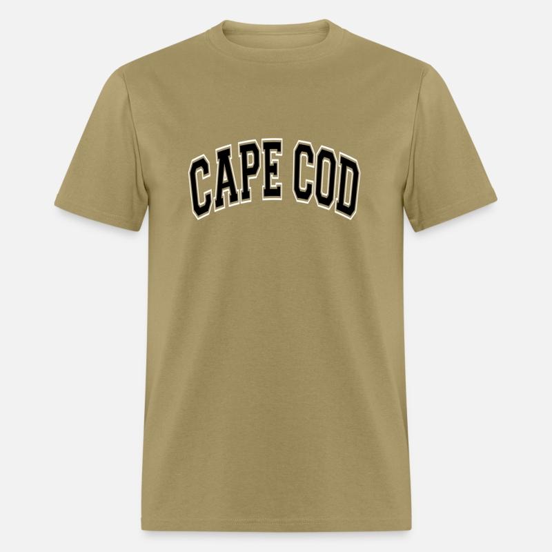 Cape Cod Massachusetts Varsity Style Black Text
