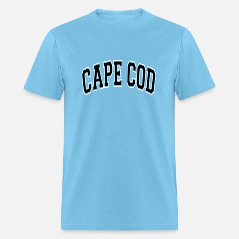 Cape Cod Massachusetts Varsity Style Black Text
