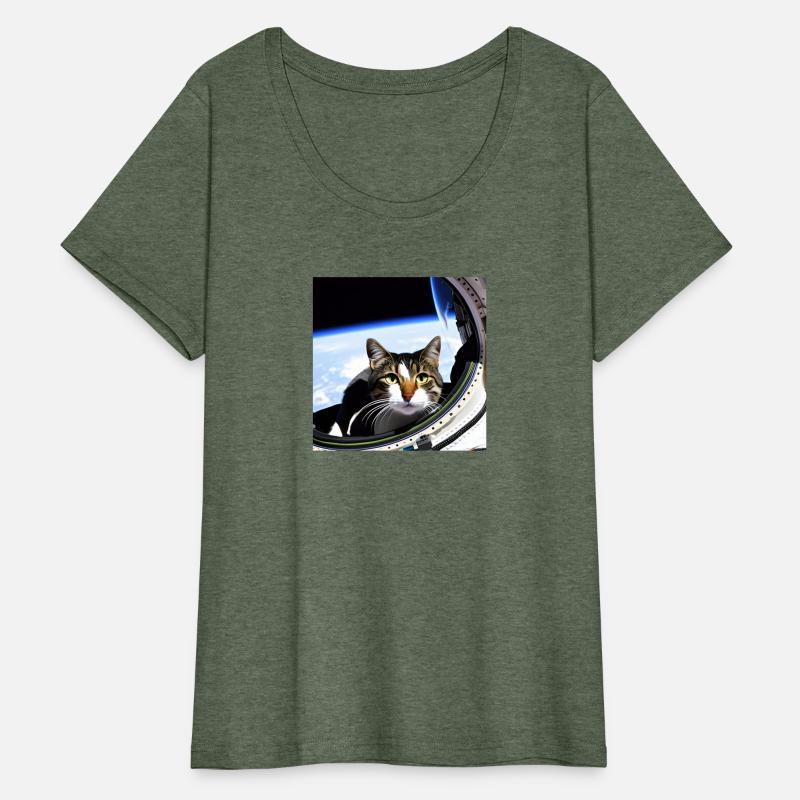 Cat Astronaut Space Walk